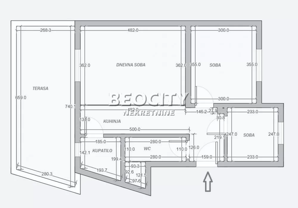 Dvosoban stan, 69 m2, Cvetanova Ćuprija ID: 133332 17