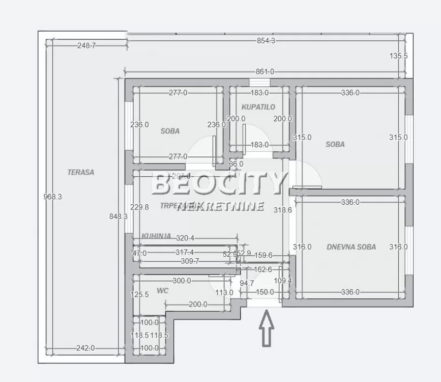Dvosoban stan, 87 m2, Cvetanova Ćuprija ID: 133362 18