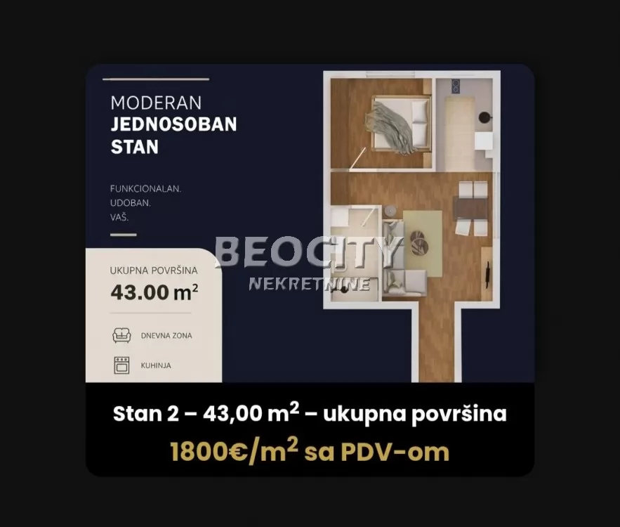 Jednosoban stan, 26 m2, Klisa, GARAŽA STAN ID: 133534 3