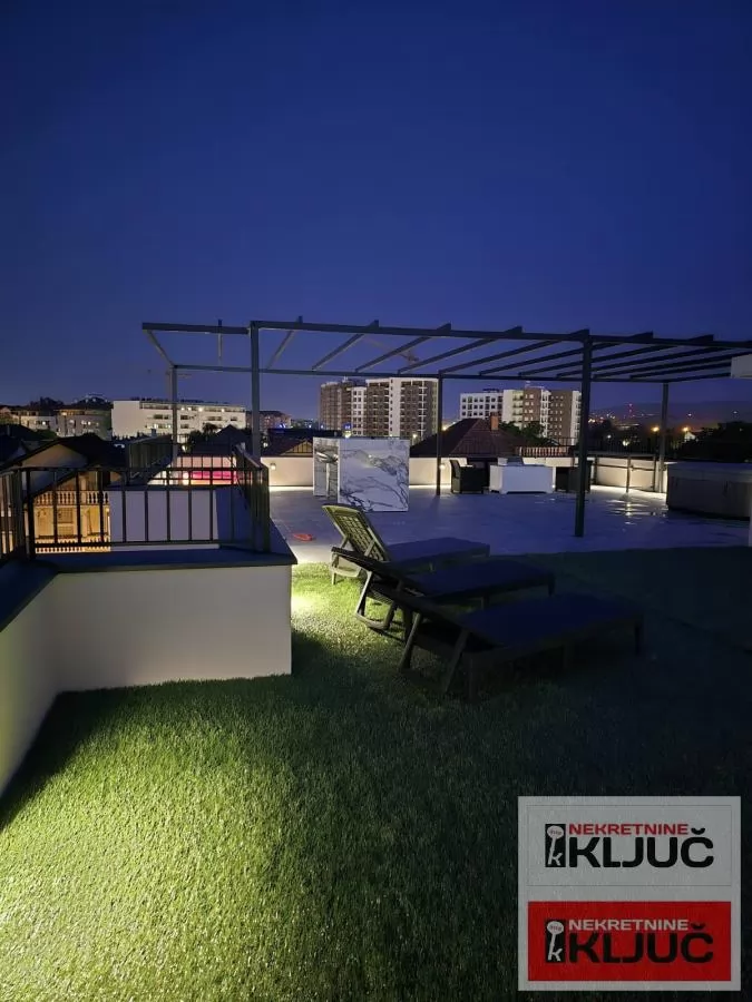 VETERNIČKA RAMPA, Četvorosoban, 87m2+krovna terasa, Namešten, Garaža, Parking 11