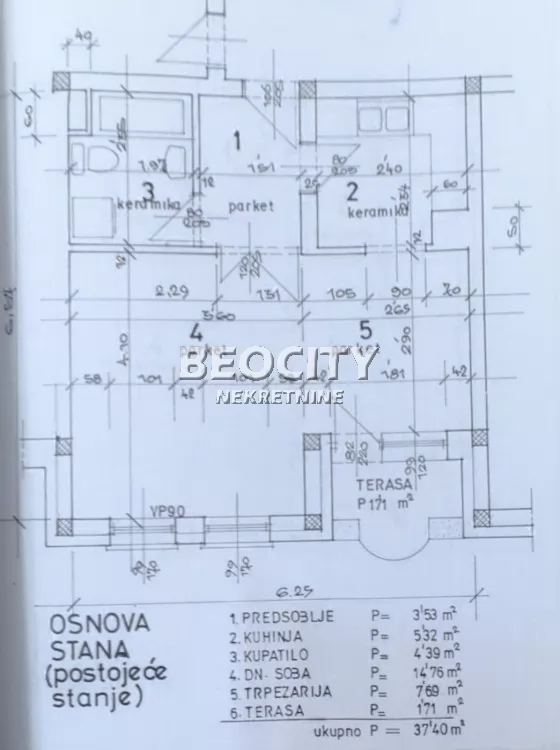 Jednosoban stan, 37 m2, Podbara, Milovana Glišića ID: 133629 10