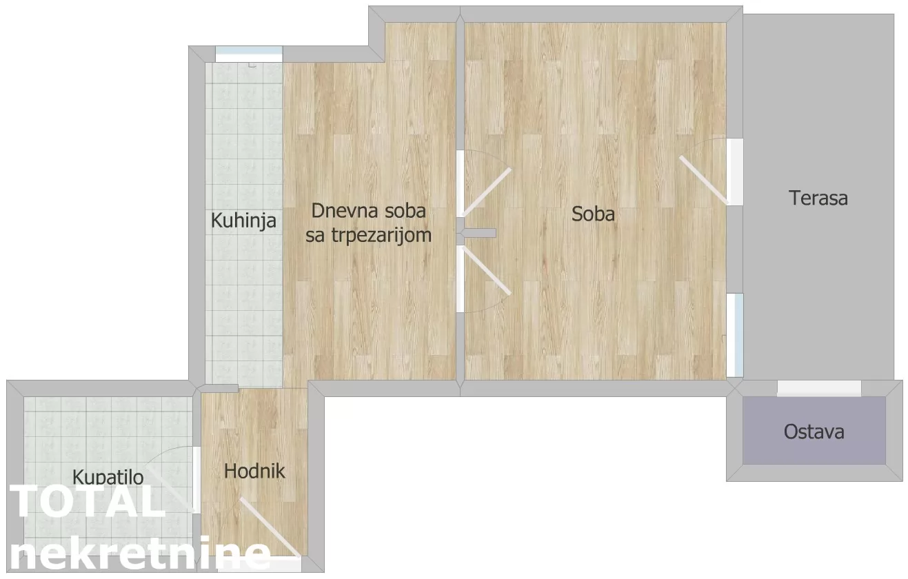 Stan,NOVI SAD,AVIJACIJA,kv: 33.00, € 87000, ID: 1102813 9