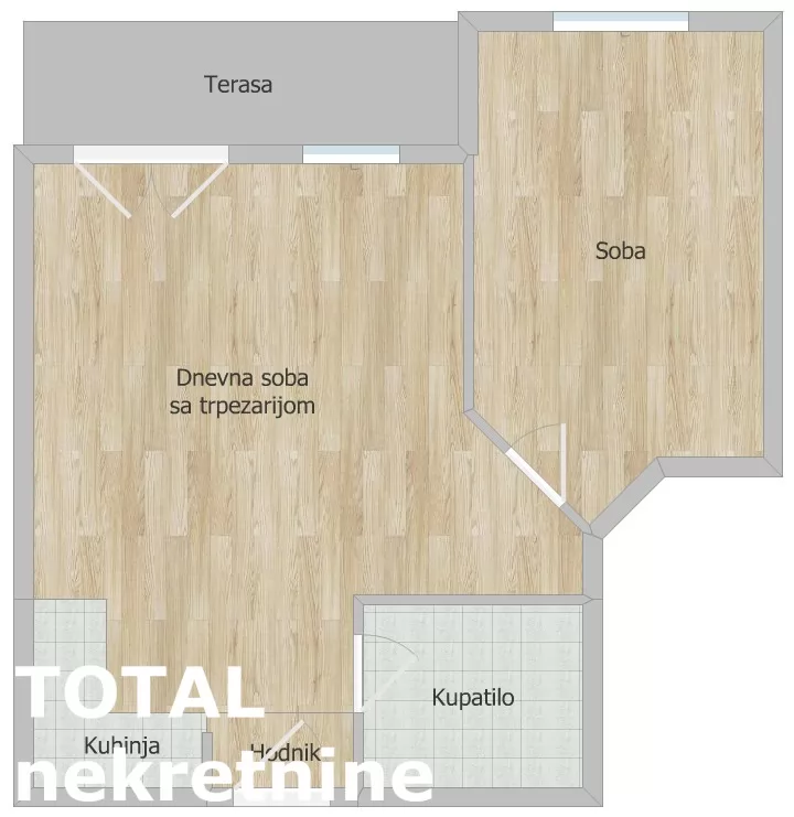 Stan,NOVI SAD,BULEVAR EVROPE,kv: 41.00, € 119000, ID: 1102824 12
