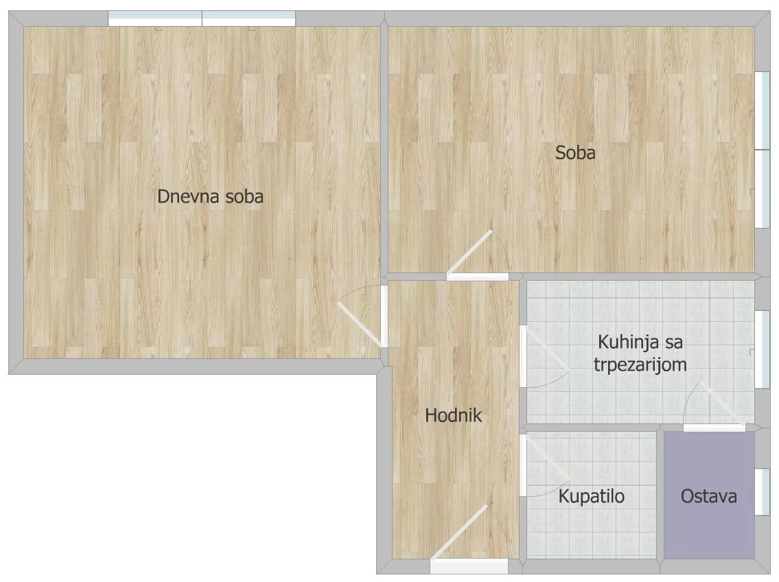 Stan,NOVI SAD,CARA DUSANA,kv: 58.00, € 140000, ID: 1102772 16