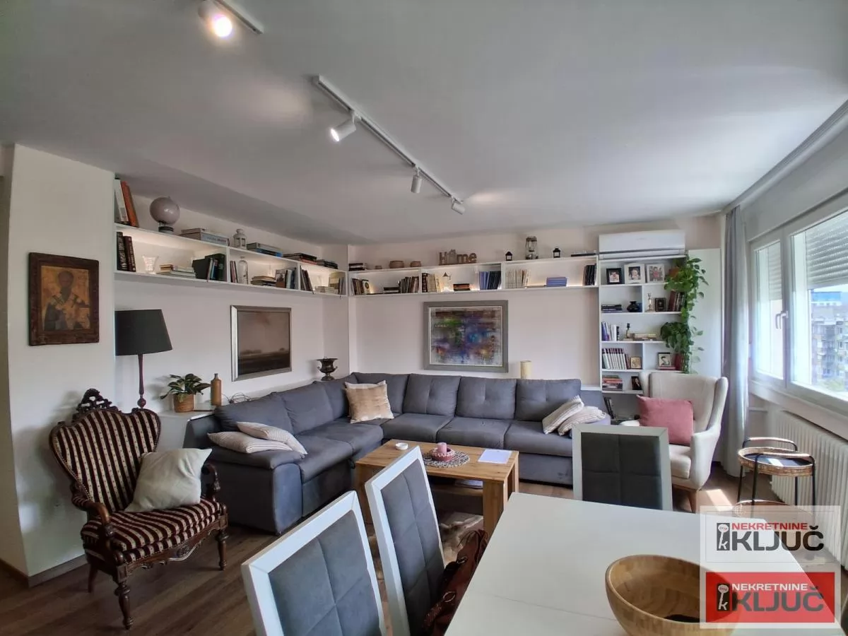 Trosoban stan, 76 m², Socijalno, Novi Sad, Namešten 3