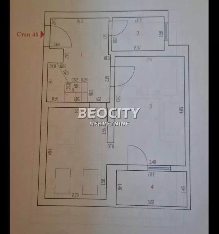 Trosoban stan, 95 m2, Nova Detelinara, Janka Veselinovića ID: 133764 21