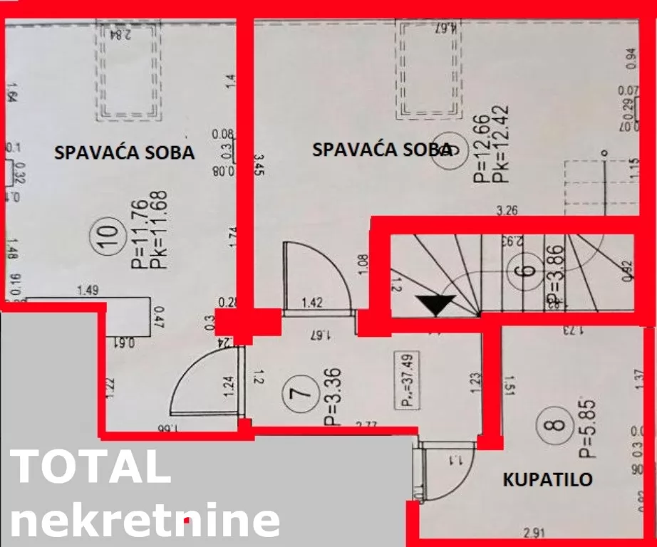 Stan,NOVI SAD,NOVA DETELINARA,kv: 81.00, € 194400, ID: 1102622 24