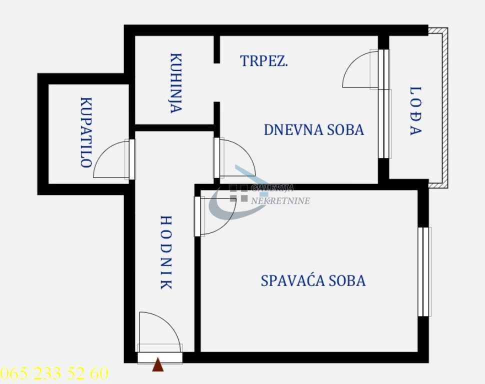 Palilula  Karaburma   Stevana Dukića  47m2 5