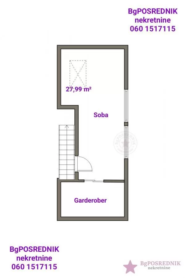 Savski venac, Senjak, Viktora Igoa, 95m2+28m2 3