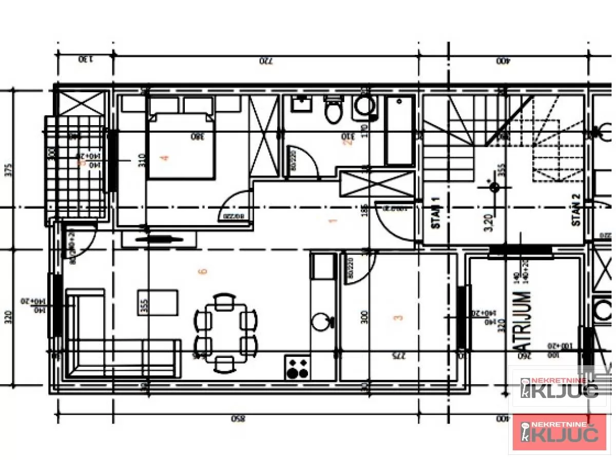ADICE, 57m2, Dvoiiposoban sa pdv 1