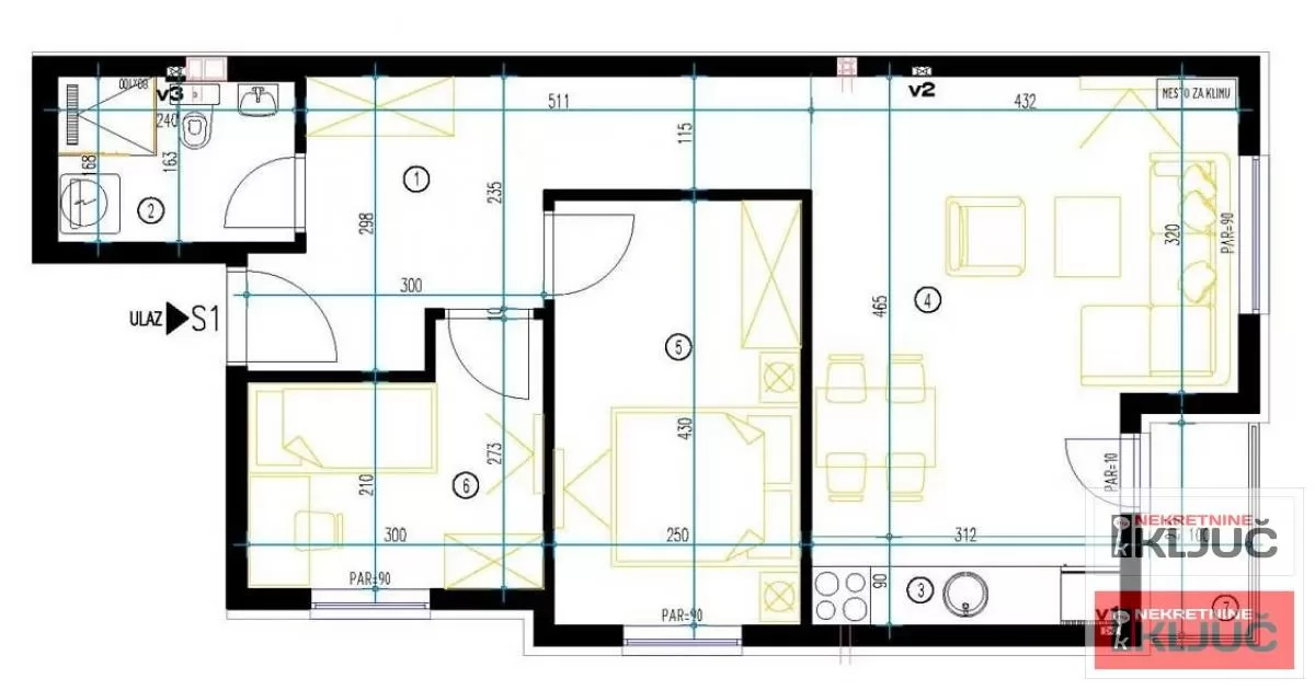 KOD NAJLON PIJACE, 54m2, Dvoiposoban sa pdv 1