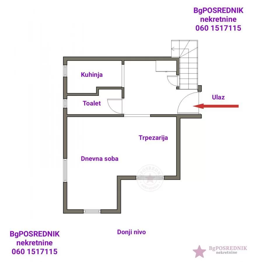 Rakovica, Skojevsko naselje, Luke Vojvodića, 75m2 2