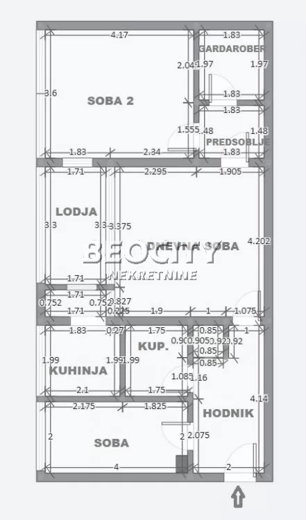 Dvosoban stan, 70 m2, Voždovac, Danice Marković ID: 88263 18
