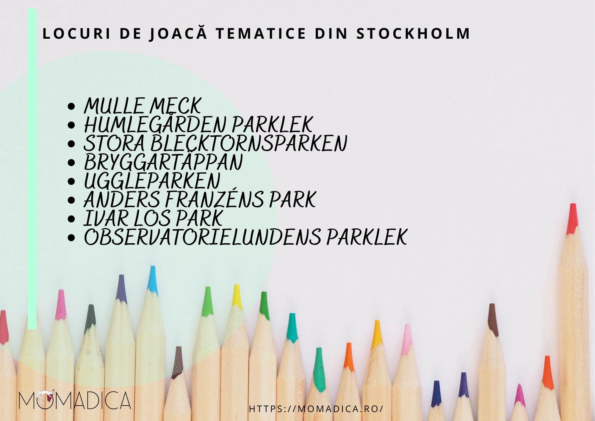 Mulle-Meck-Humlegarden-parklek-Stora-Blecktornsparken-Bryggartappan-Uggleparken-Anders-Franzens-Park-Ivar-Los-park-Observatorielundens-Parklek