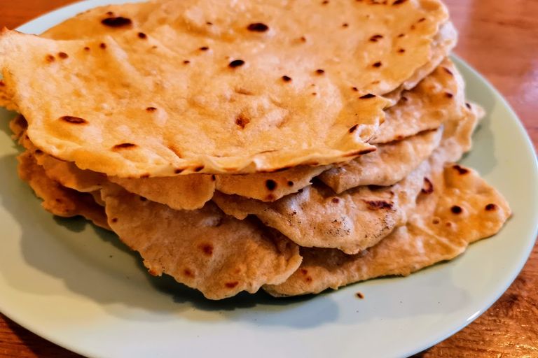 Tortillas din făină de grâu