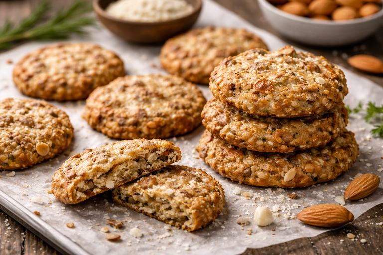 Biscuiți de ovăz și nuci
