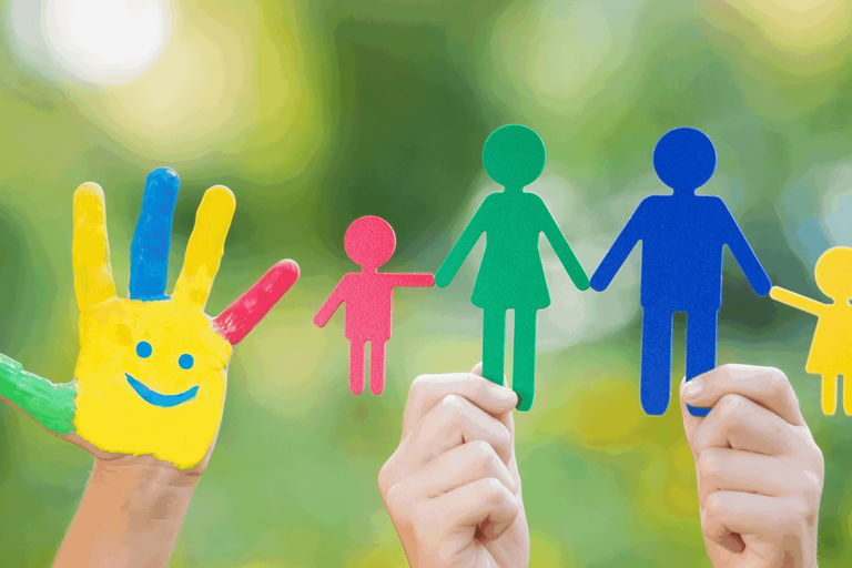 Family rituals concept, storytelling lifestyle image, cozy home interior, autumn colors, warm tones, natural textures. Table with books, gratitude notes, pancakes, tea mugs, photo albums. Feeling