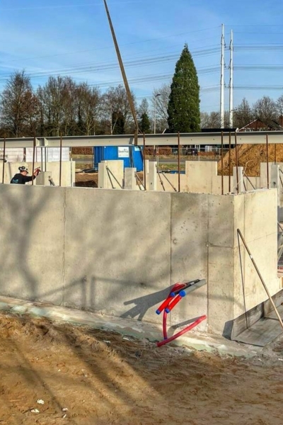 Mombarg Beton Nieuwe kantoor stalen balken