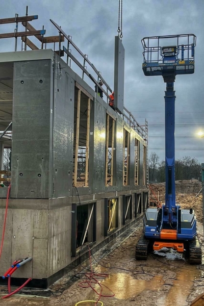 Mombarg Beton Nieuwe kantoor stellen verdieping