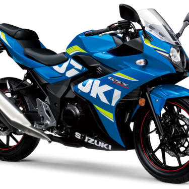 Suzuki GSX-250RA - Blauw- rechts voor