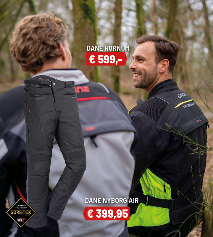 Dane Hornum GORE-TEX motorjas_ Dane GORE-TEX Nyborg Air motorbroek - MotoPort