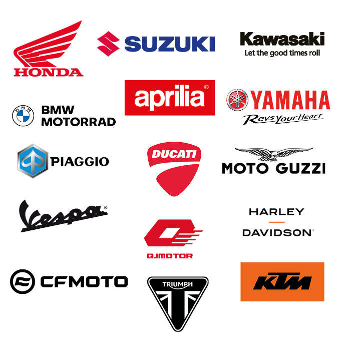 Logo's dealerschappen motorfietsen - Kaart - MotoPort