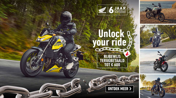 Honda Unlock Your ride - MotoPort Hillegom