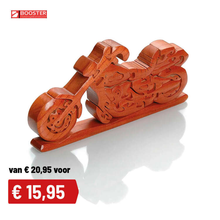 Booster Houten 3D puzzel Chopper - Moederdag - MotoPort