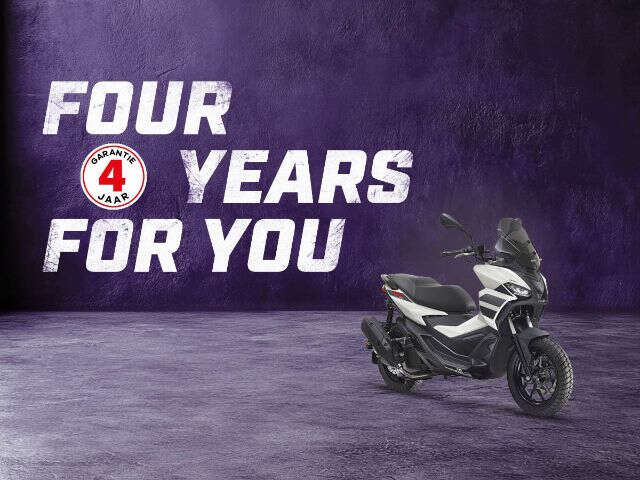 4 jaar garantie op het Aprilia scooterassortiment - MotoPort
