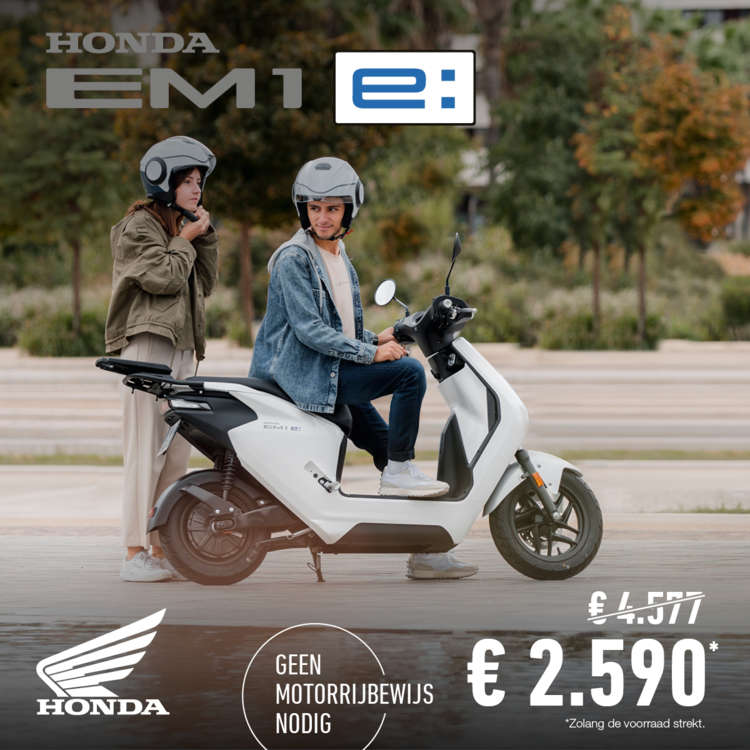 Ontdek de allereerste elektrische scooter van Honda!