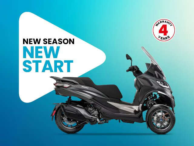 Piaggio MP3 310 met gratis 43L topkoffer en rugsteun - september 2025 - MotoPort