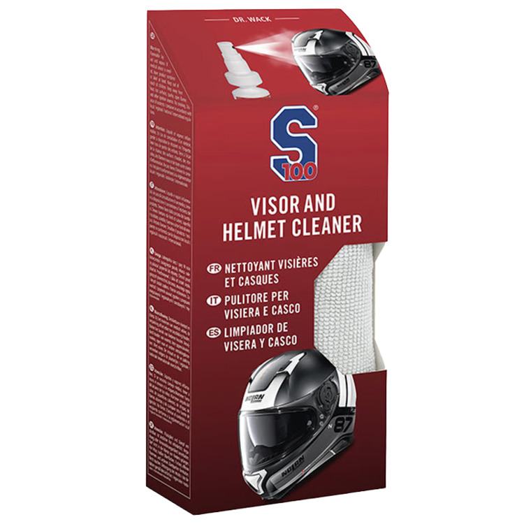 S100 Visor and helmet cleaner