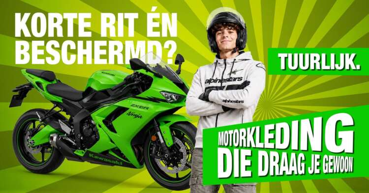 Motorkleding draag je gewoon
