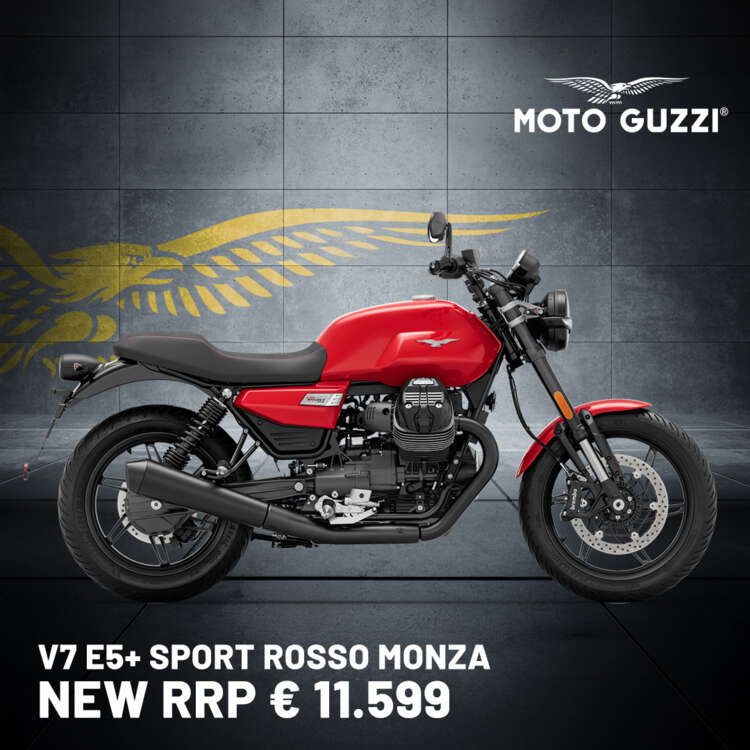 Moto_Guzzi_V7_actie_MotoPort_Hillegom