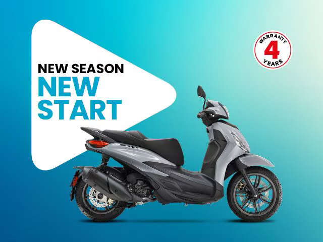 Piaggio Beverly met gratis 36L topkoffer - september 2025 - MotoPort