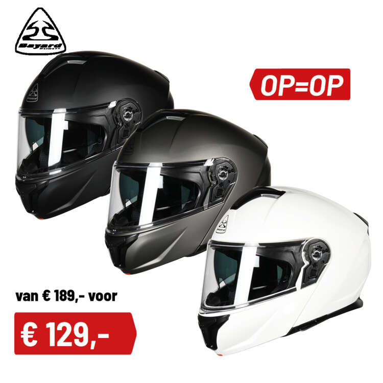 Bayard FP-29S Gemini systeemhelm - Aanbieding - MotoPort M•Zine 2 2025