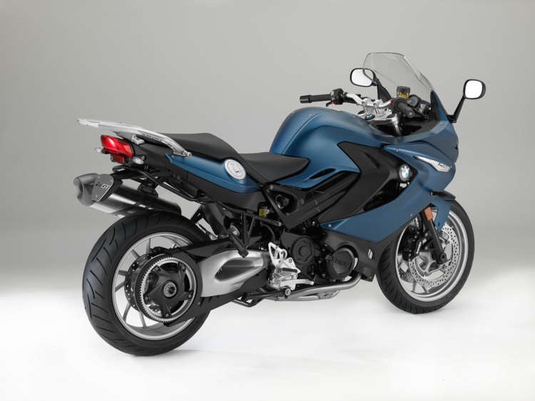 BMW F 800 GT Gravity blue metallic matt front side