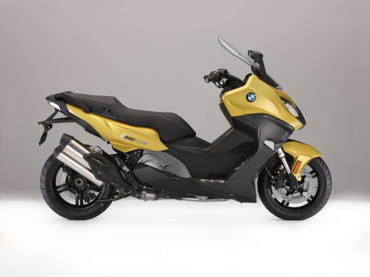BMW C 650 Sport - Austin yellow metallic - Studio right side