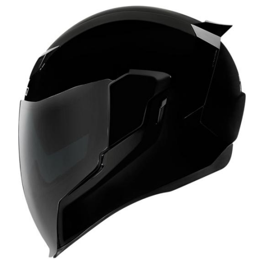 HE Icon helm zwart glans  in de maten L, XL, XXL, 3XL
