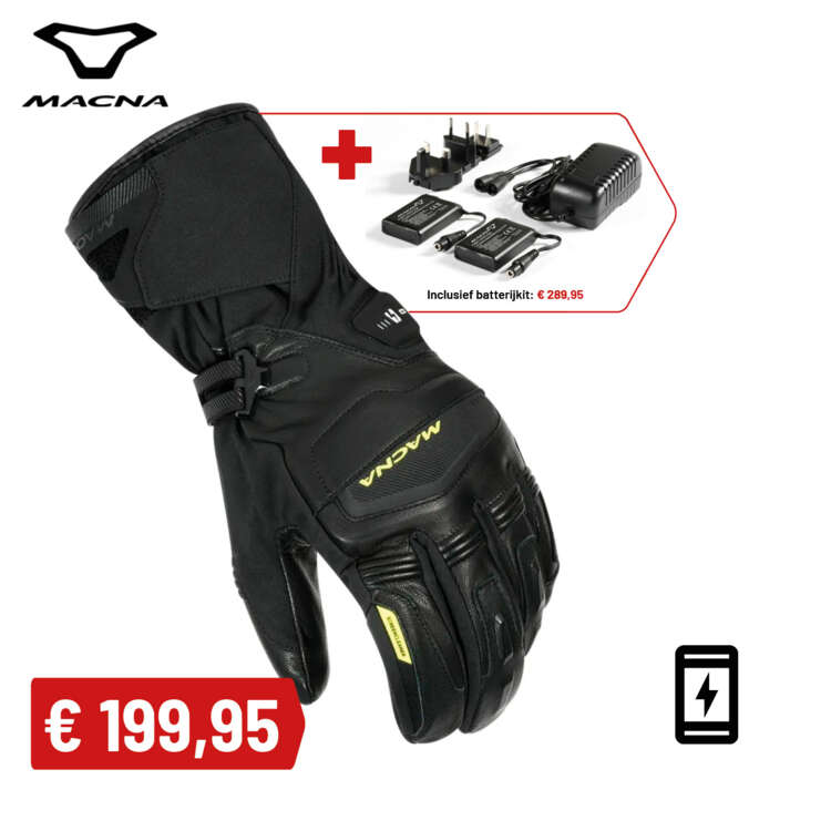 MACNA AZRA RTX - electrische verwarmde motorhandschoen - MotoPort