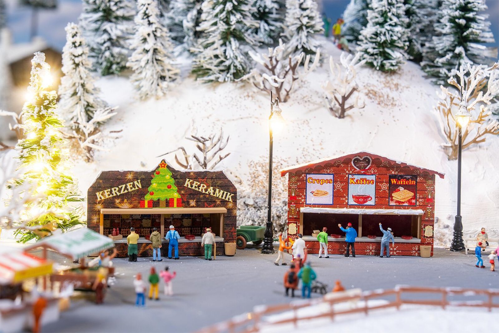 2 Kraampjes Op De Kerstmarkt