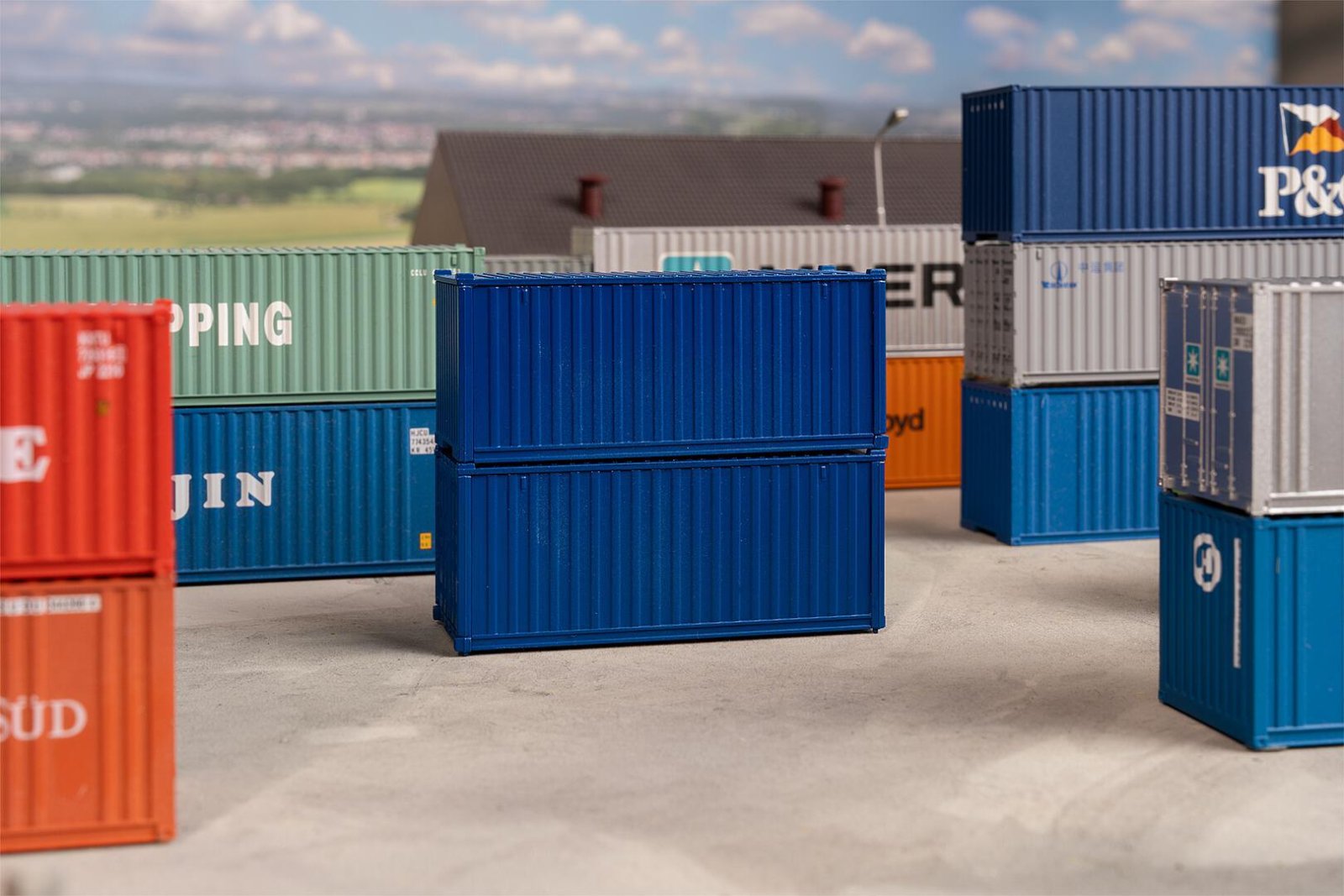 20' Container Blauw 2 St.