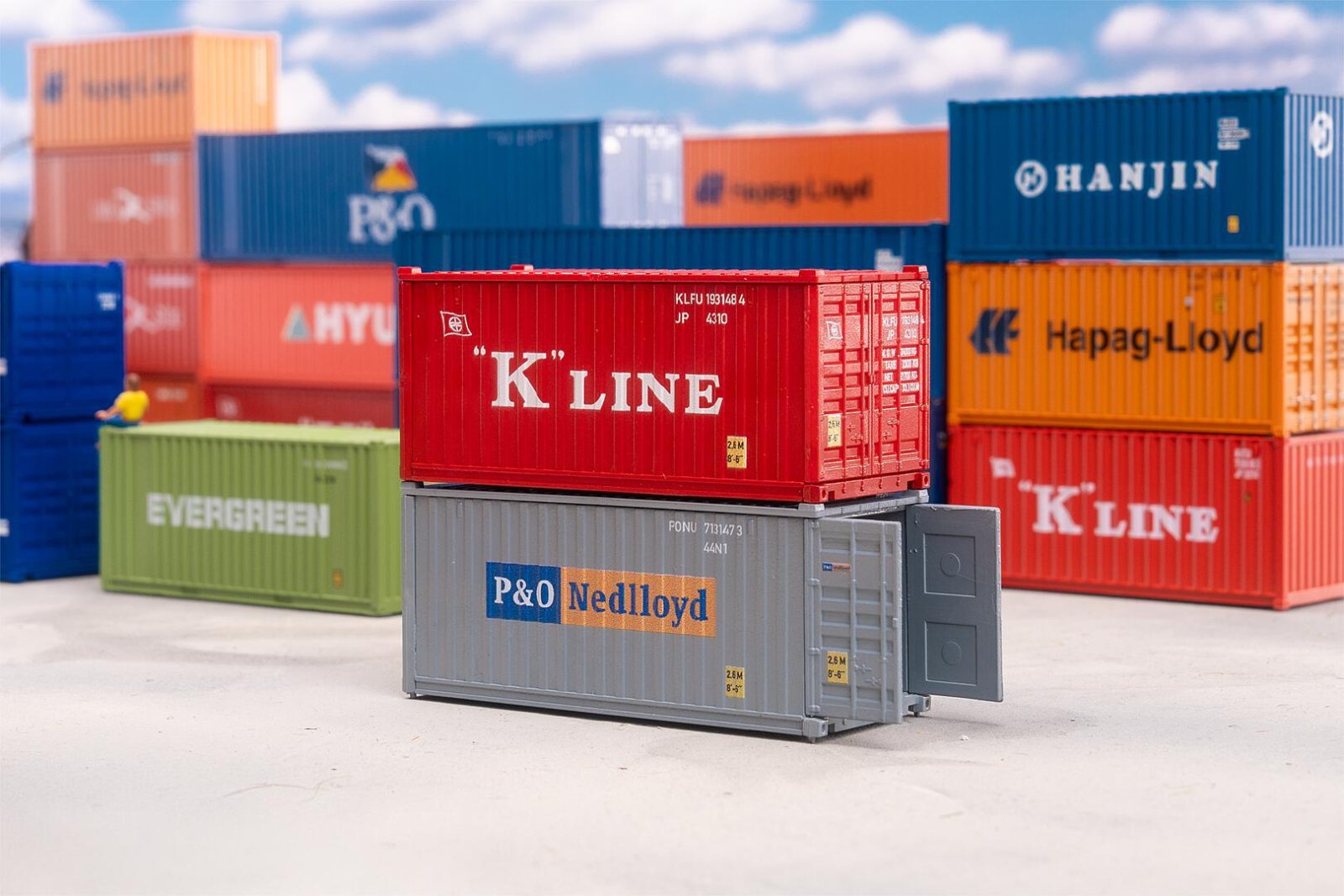 20' Container K-Line Und P&O