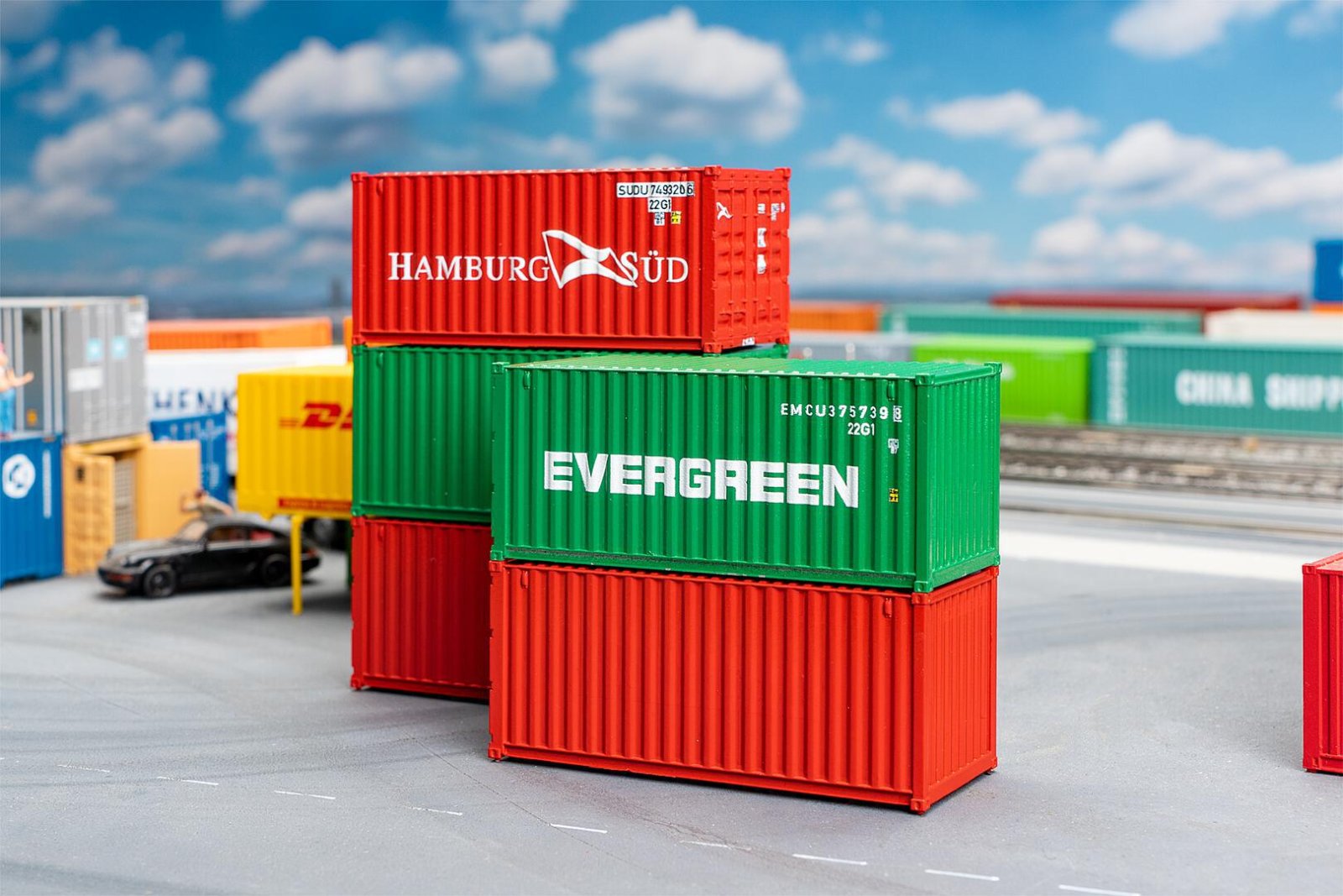 20' Container Set 5 Stuks