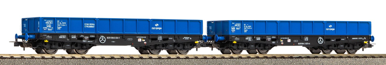 2er Set Off. Güterwg. 401Zb PKP Cargo VI