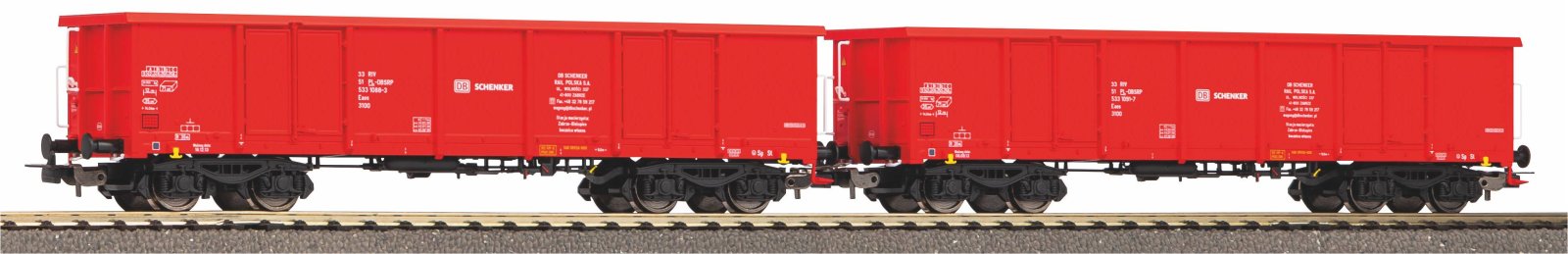 2er Set Off. Güterwg. Eaos DB Schenker Rail Polska VI