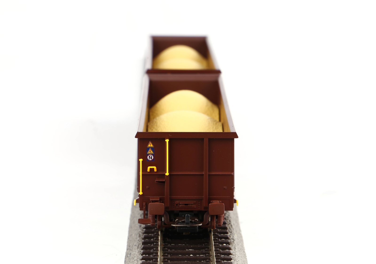 2er Set Off. Güterwg. Eaos ÖBB VI mit Sandbeladung