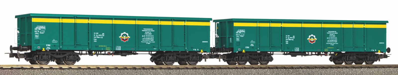 2er Set Off. Güterwg. PKP Cargo V