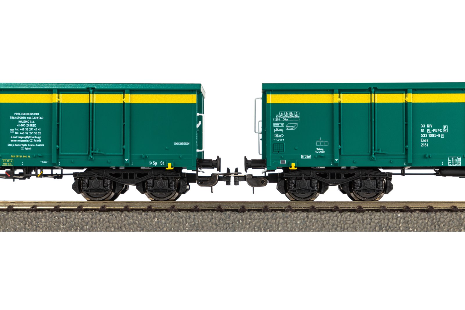 2er Set Off. Güterwg. PKP Cargo V