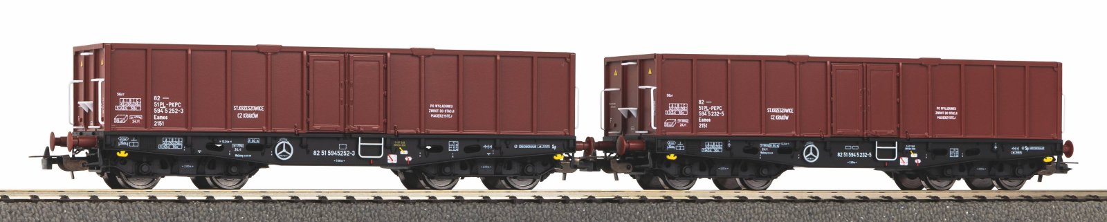 2er Set Offener Güterwg. 401Zk PKP VI